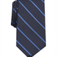 Gravata profissional Alfani Holden Silk Blend masculina, azul, tamanho único