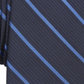 Gravata profissional Alfani Holden Silk Blend masculina, azul, tamanho único