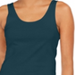 Regata feminina Style &amp; Co verde couve escuro tamanho XS