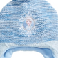 Conjunto de 2 peças de chapéu e luvas Elsa Heidi Frozen Big Girl, azul, tamanho único