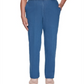 Calça jeans feminina Alfred Dunner Pearls of Wisdom azul, tamanho 24x4,5