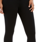 Leggings femininas estilo floco de neve com tachas pretas tamanho X-S