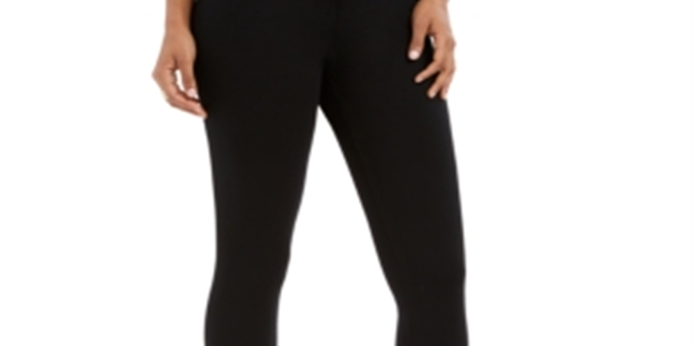 Leggings femininas estilo floco de neve com tachas pretas tamanho X-S