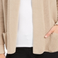 Cardigan feminino Charter Club com frente aberta, vintage, marrom-rosa, tamanho 2XL