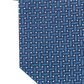 Gravata masculina estampada em seda Positano Tasso Elba, azul, tamanho único
