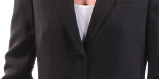 Conjunto de calça e saia feminino Anne Klein Executive Collection, 3 peças, preto, tamanho 2
