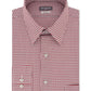 Camisa social masculina VAN HEUSEN com gola xadrez e ajuste clássico, elástica, vermelha, tamanho 14,5 x 32-33