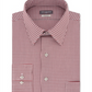 Camisa social masculina VAN HEUSEN com gola xadrez e ajuste clássico, elástica, vermelha, tamanho 14,5 x 32-33