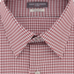 Camisa social masculina VAN HEUSEN com gola xadrez e ajuste clássico, elástica, vermelha, tamanho 14,5 x 32-33
