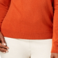 Karen Scott Suéter Feminino com Zíper nas Costas e Gola Redonda Tamanho 2XL