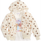 Conjunto de 2 peças de jaqueta borboleta e regata Beautees Big Girls - Branco, tamanho P