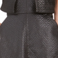 Blazer feminino acolchoado Maze da Natori, preto, pequeno