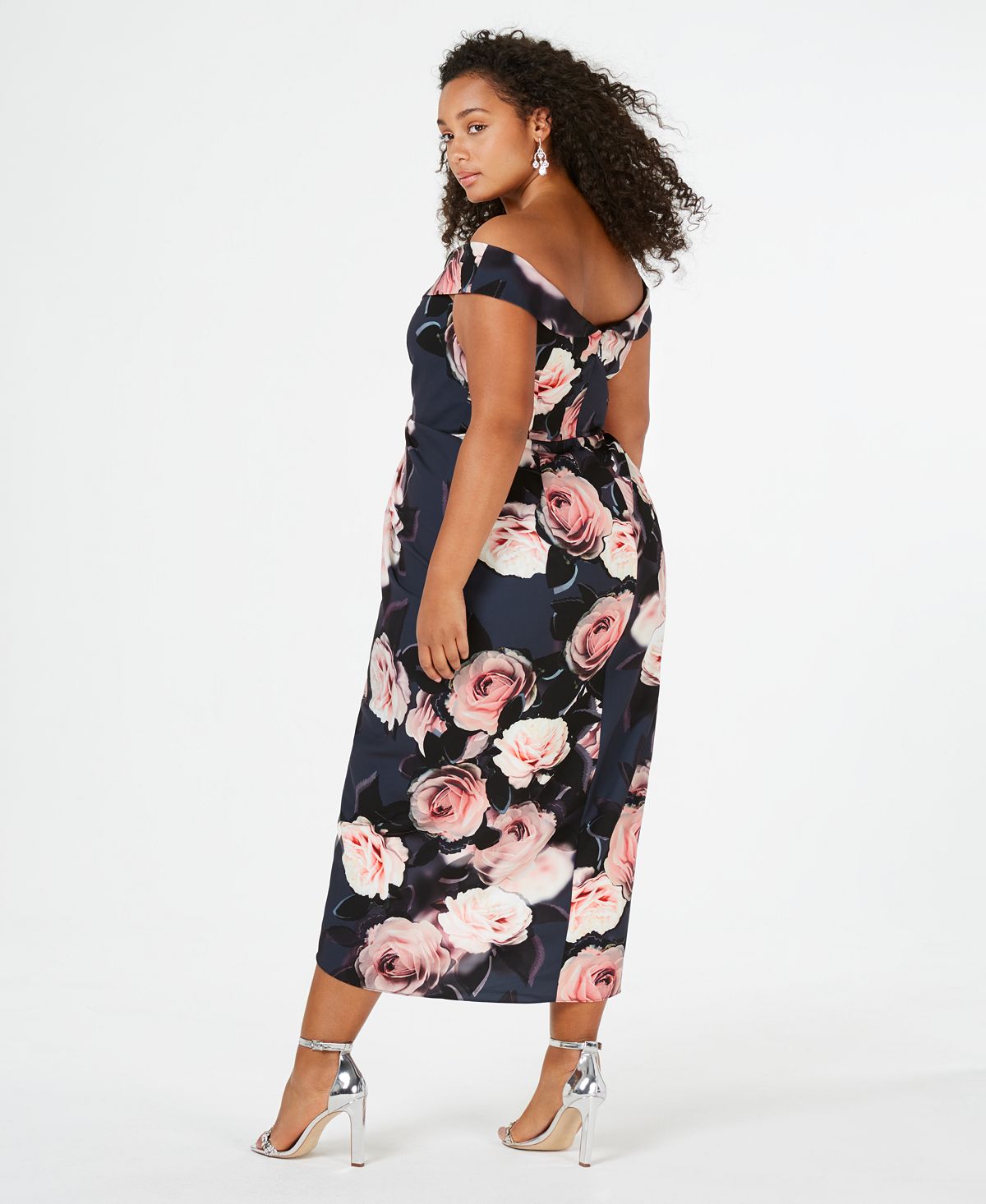 Vestido Sweet Love Feminino City Chic Preto Tamanho 18W