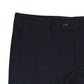 Calça social masculina Vince Camuto com estampa elástica, preta, tamanho 40x30
