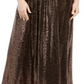 Vestido tubinho longo sem mangas Calvin Klein feminino, preto, tamanho 16W