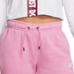 Top curto Nike Sportswear de algodão feminino, cinza, tamanho médio