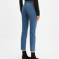 Calça jeans Levi's New Boyfriend Unrolled Feminina, Hawaii Oasis, Tamanho 31