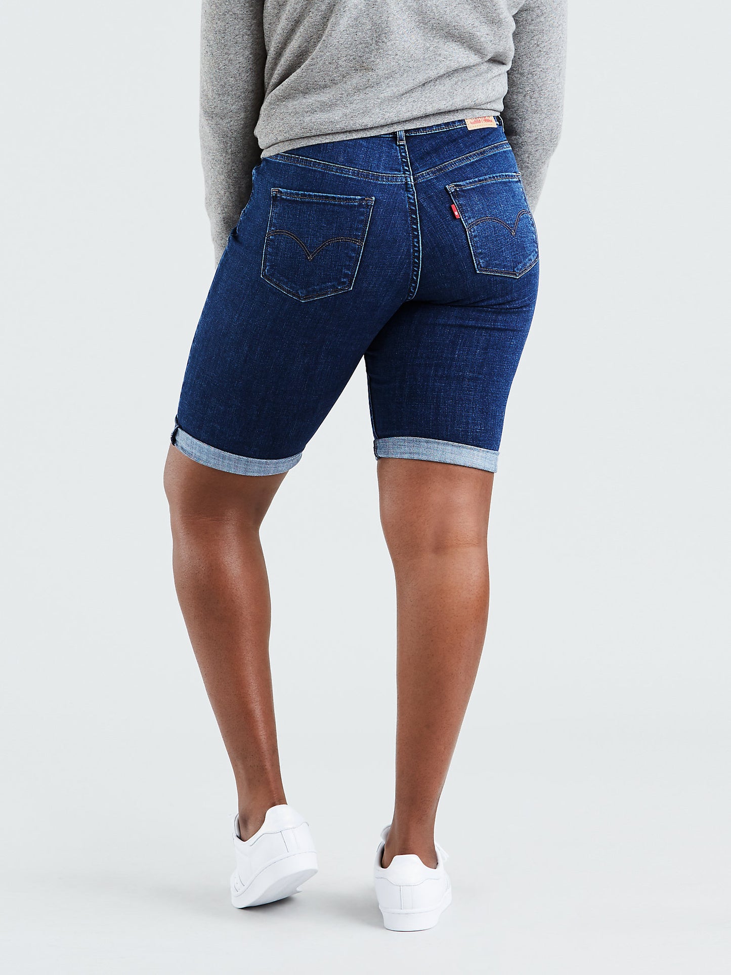 Bermuda Levi's Feminina Azul Tamanho 30