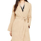 Trench coat Alfani com cinto marrom tamanho médio