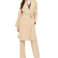 Trench coat Alfani com cinto marrom tamanho médio