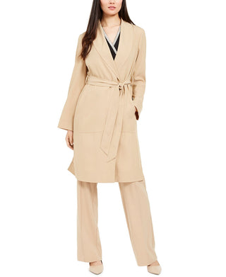 Trench coat Alfani com cinto marrom tamanho médio