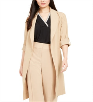 Trench coat Alfani com cinto marrom tamanho médio