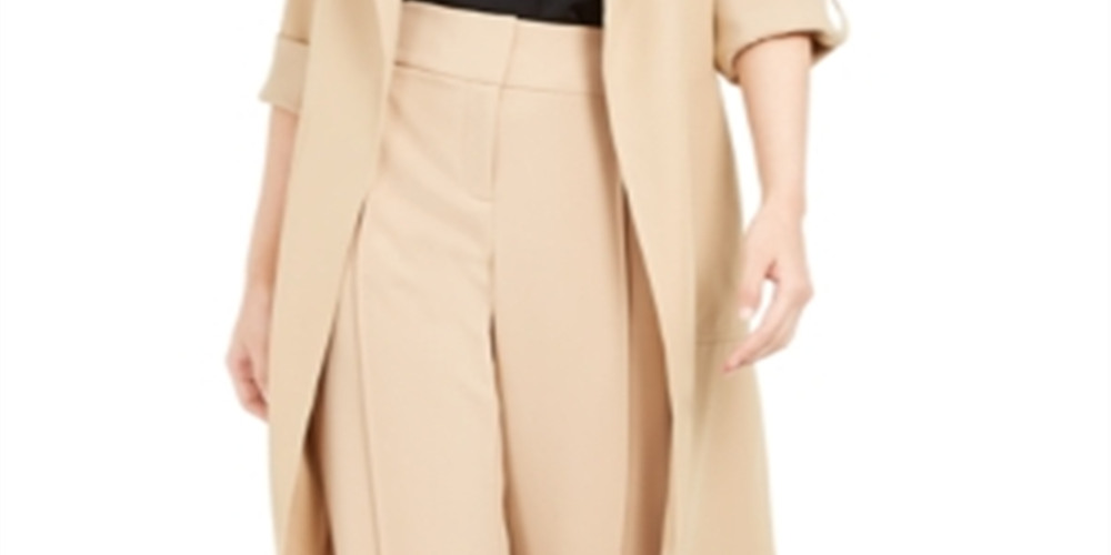 Trench coat Alfani com cinto marrom tamanho médio