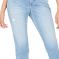 Calça jeans cropped feminina estilo &amp; co, azul, tamanho 6