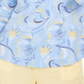 Blusa feminina com estampa paisley e manga 3/4, tamanho médio, roxa, Charter Club