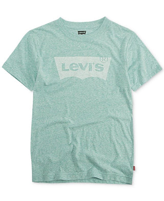 Levi's Big Boys' Classic Batwing T-Shirt, Nile Blue Snow Yarn Size L
