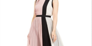 Vestido longo sem mangas ALFANI feminino rosa tamanho 8