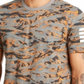 INC International Concepts Camiseta Masculina Gola Redonda Camuflada Tigre Gráfico Laranja Tamanho XXG