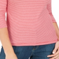 Karen Scott Top Feminino de Algodão com Ilhós Vermelho Tamanho X-S