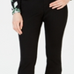 Calça jeans feminina com babados duplos e tornozelo da INC International Concepts, preta, tamanho 2