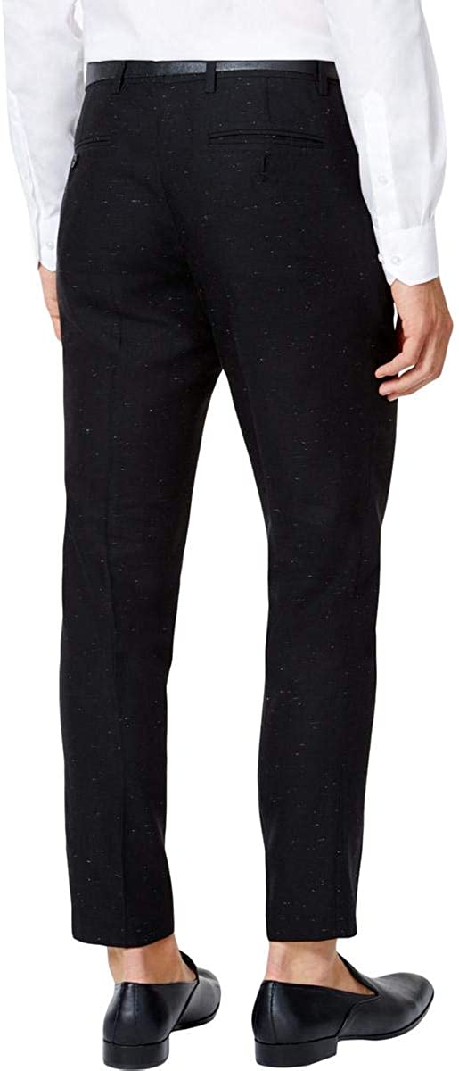 Calça casual masculina salpicada da INC International Concepts, preta, tamanho 38x30
