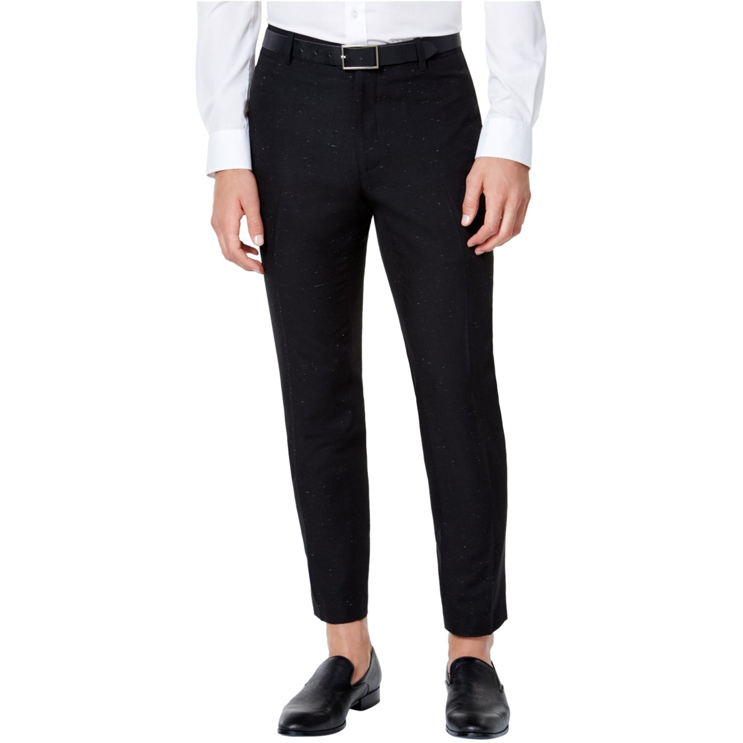 Calça casual masculina salpicada da INC International Concepts, preta, tamanho 38x30