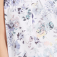 Blusa Calvin Klein Feminina com Acabamento Floral e Plissado, Branca, Tamanho Pequeno M