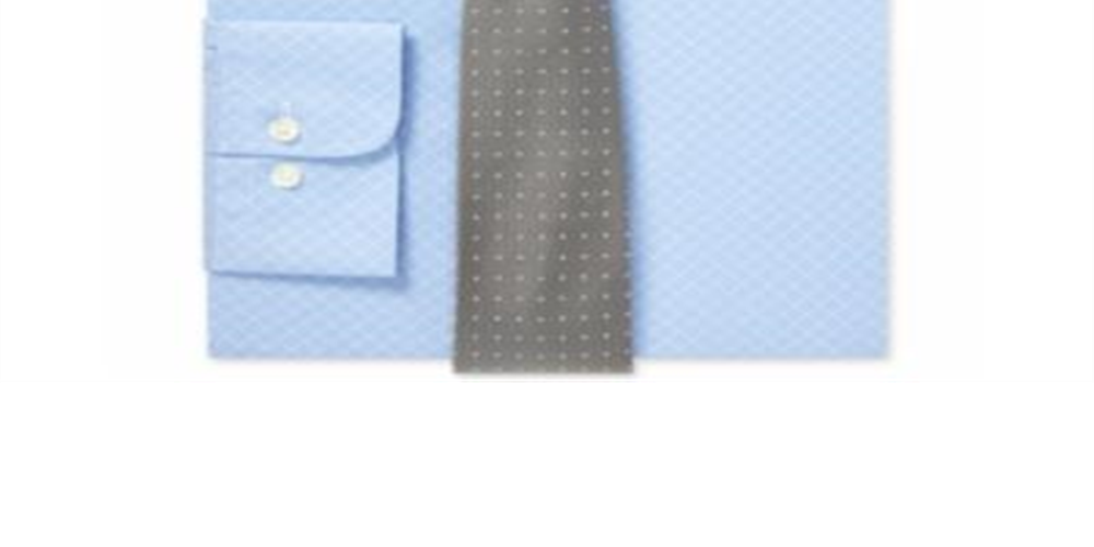 Camisa social masculina slim fit Lauren Ralph Lauren azul tamanho 17x34-35