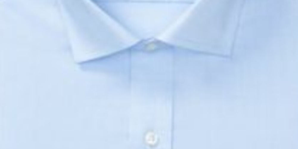 Camisa social masculina slim fit elástica Lauren Ralph Lauren, azul, tamanho 14,5 x 32-33