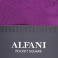 Lenço de bolso Alfani masculino em sarja de seda rosa tamanho regular
