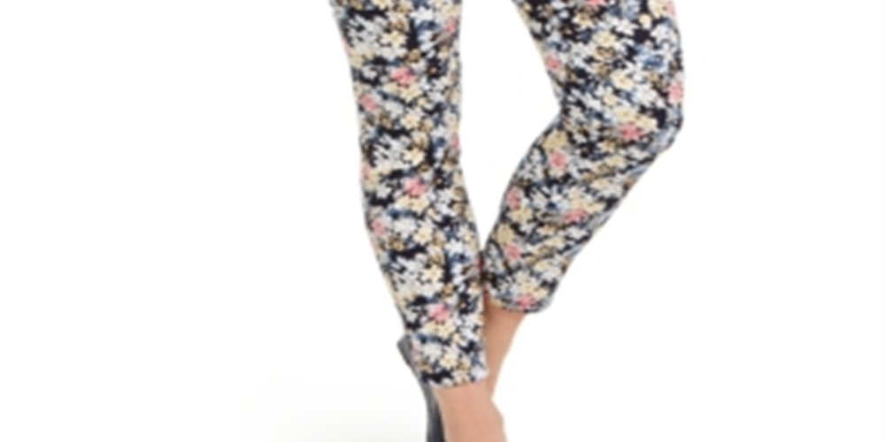 Calça jeans skinny estampada Bristol Tummy-Control feminina Charter Club, azul, tamanho 12