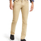 Calças de algodão Levi's Slim Fit Stretch Masculinas Bege Tamanho 32X30