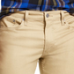 Calças de algodão Levi's Slim Fit Stretch Masculinas Bege Tamanho 32X30