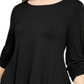 Top Alfani Feminino Chiffon Cano Alto Preto Tamanho Médio