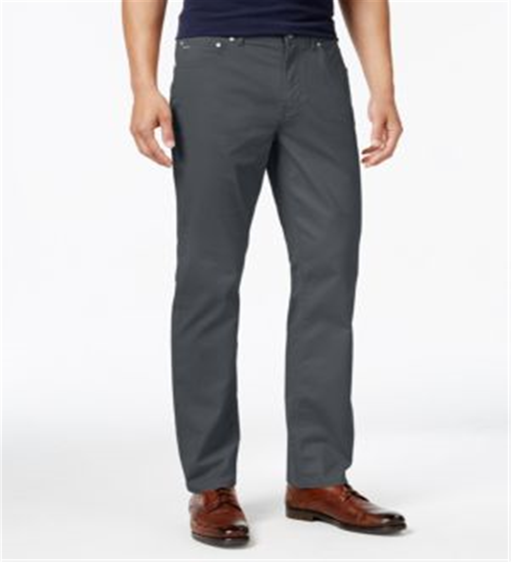 Calça elástica slim fit masculina Michael Kors cinza tamanho 36x30