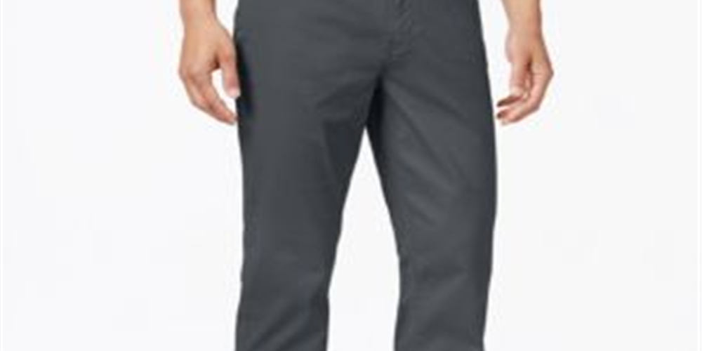 Calça elástica slim fit masculina Michael Kors cinza tamanho 36x30