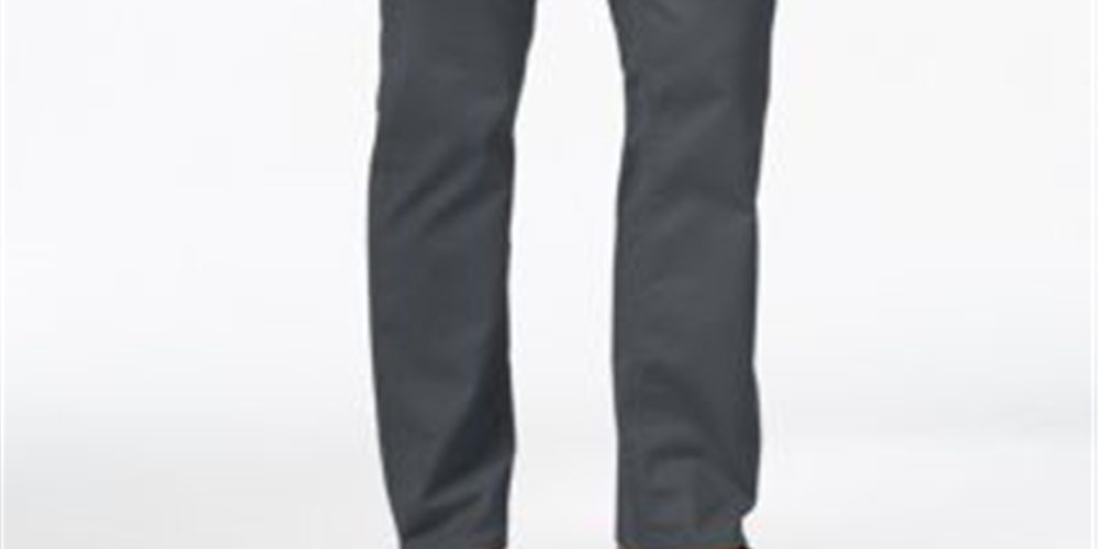 Calça elástica slim fit masculina Michael Kors cinza tamanho 36x30