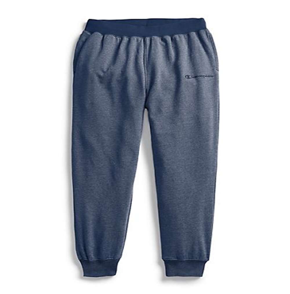 Calça de moletom Champion Midnight Heritage Heathered Feminina Azul Tamanho XX-G