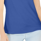 Karen Scott Regata Feminina Keyhole Hardware Azul Tamanho XX-G