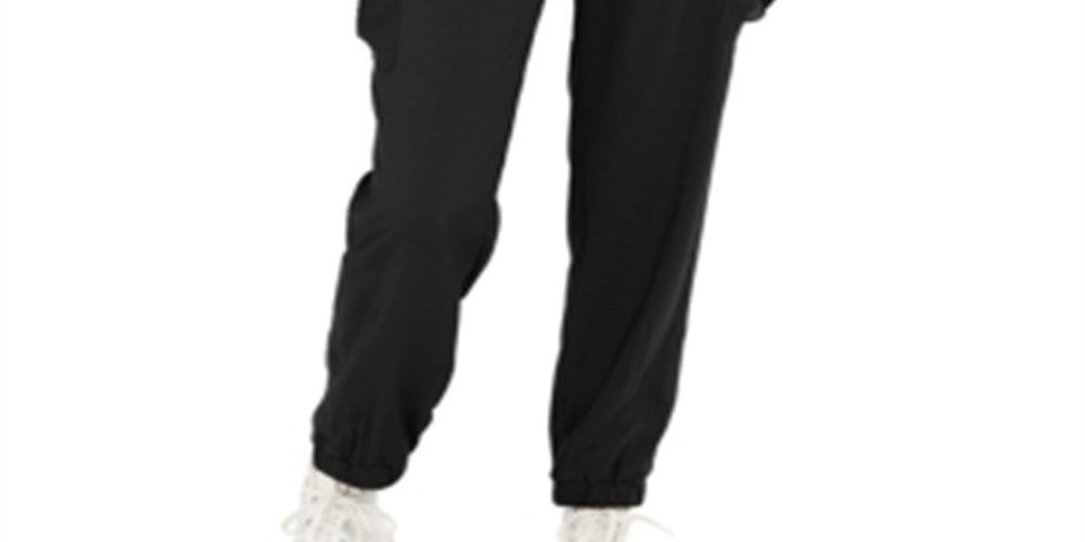 Calça cargo Hippie Rose Junior, preta, tamanho pequeno